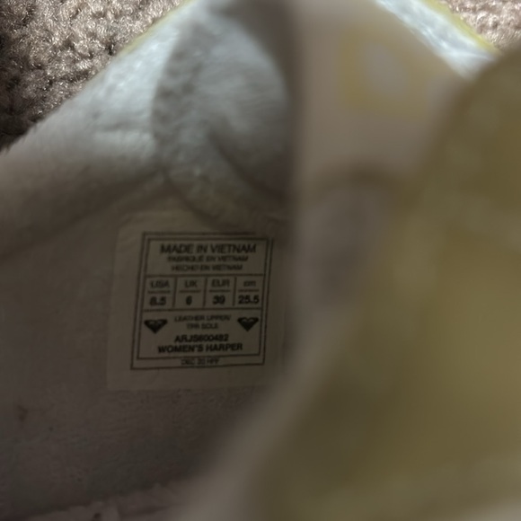 Roxy Women's Sneakers in Yellow and Purple - Picture 4 of 4